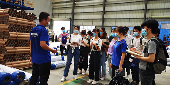 中山防水材料青龍防水深化校企共建，迎高校師